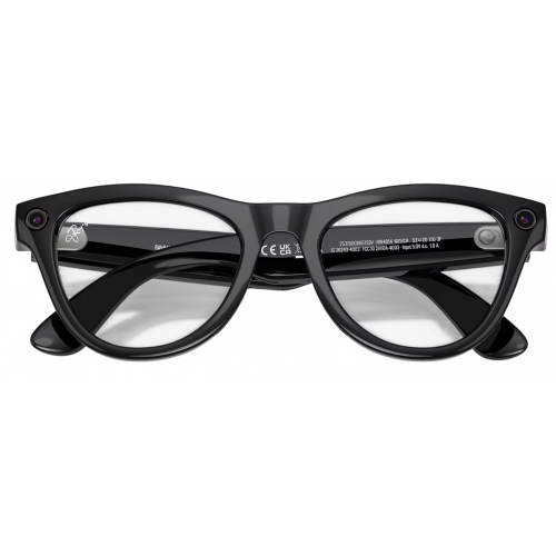 Умные очки Ray-Ban Meta* Skyler Gen 2 Shiny Black, Фотохромные линзы Clear to Amethyst Transitions (RW4014)